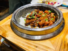 照烧鸡腿饭-明洞阿姨·韩式酱蟹烤肉·创意料理(三元桥店)