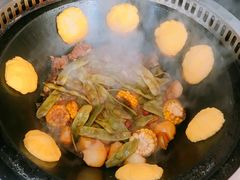 排骨炖豆角锅-炮爷东北铁锅炖(棠安路店)