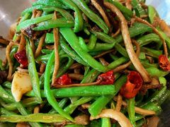 茶菇四季豆-雅和生态渔庄·宜城锅巴饭(龙灵山公园店)