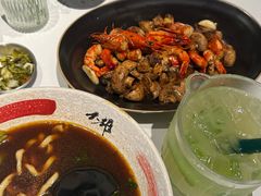 蒜香口蘑虾-静香HOUSE·全时段融合餐厅(七星欢乐颂店)