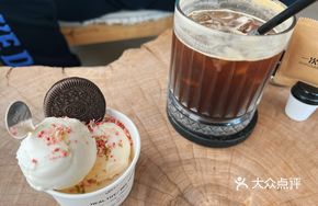 Orange C Black Rum Americano