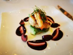 培根卷大明虾配牛油果-Jean Georges