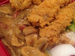 培根蘑菇鸡柳饭-肯德基(欣旺店)