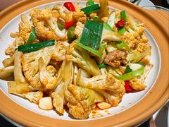 干锅有机花菜-解家河南菜(金水路店)