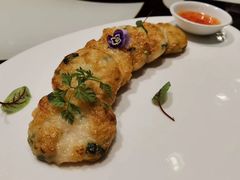 香葱海鲜藕饼-广州文华东方酒店·江-由辉师傅主理