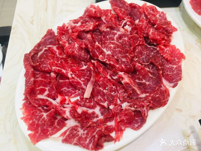 粤潮牛肉火锅店(广园中路店)五花牛肉图片