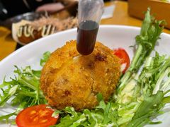 酥炸猪肉裹温泉蛋-胜博殿日式炸猪排(西红门店)