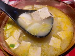 鸡汤小白菜煮榆林豆腐-西贝(金桥店)