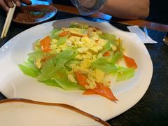 鸡蛋虾仁炒青笋-诺敏塔拉奶茶-布里亚特包子-手把肉(锦都会店)