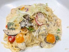 黑松露蘑菇奶油意大利面-柠檬树茶餐厅(海雅缤纷城店)