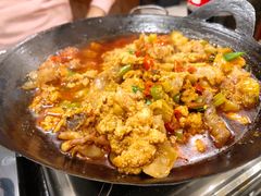 干锅鱼杂-湘肠香火锅店(团结湖店)