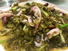 酸菜炒鱿鱼-温岭人家(红花北路店)