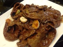 腊八蒜熘肝尖-院落创意菜