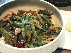 豆角丝炒肉拌转百刀-日上三甘(三里屯店)