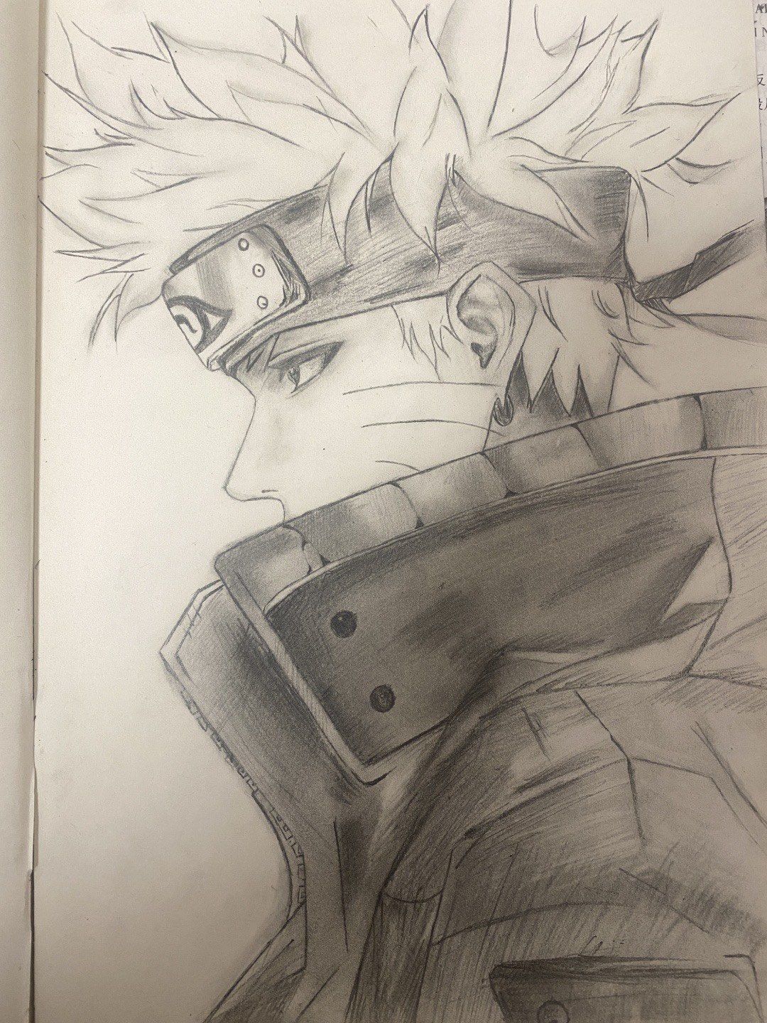 模仿的|||#素描#火影鸣人