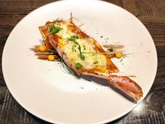 蟹籽灯烤阿根廷大红虾-箱美术馆私房菜(水晶郦城店)