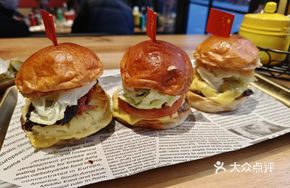 Delightful Mini Burger Platter
