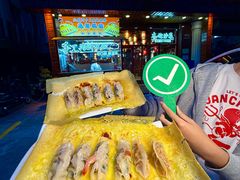 -东来菜馆•手抓海鲜家常菜•海鲜锅贴(鸽子窝店)