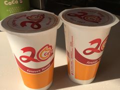 布丁奶茶（9）+酒酿珍珠（8）-CoCo都可(永德店)