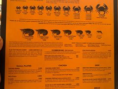 菜单-Ministry of Crab(科伦坡店)