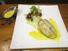 慢煎鳕鱼芥末蛋黄汁-爱德堡西餐咖啡吧(北师大店)