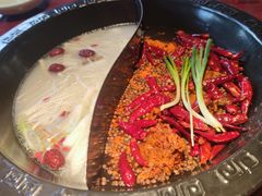 鸳鸯骨汤锅-袁老四重庆老火锅(桐梓坡店)