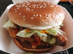 泡菜肥牛鸡腿堡-肯德基(黄渡DT店)