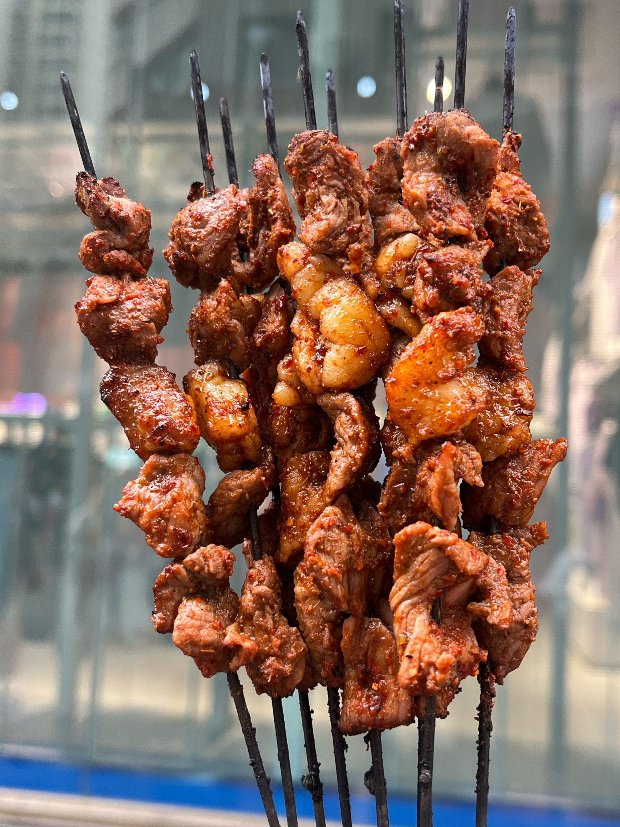 烤羊肉串  羊肉串的诱惑