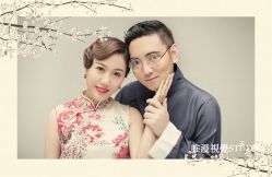 水墨工笔画-巴黎婚纱摄影工作室