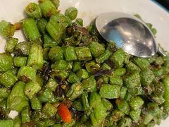榄菜肉松炒四季豆-金翠河烧鹅餐厅(北城天街店)