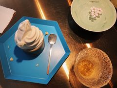 茉莉花冰淇淋-茶是一枝花泡茶店