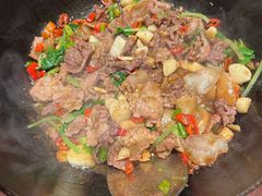 现炒黄牛肉-小隐人家(乐松店)