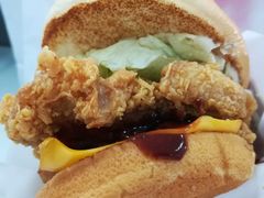 脏脏芝士鳕鱼鸡腿堡-肯德基(蓝桥店)