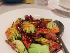 菜梗炒猪肝-菲乐餐厅(三十年经营·湖滨路店)