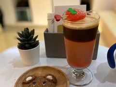 草莓汤力冷萃-XI·LaundryCafe 喜咖自助洗衣咖啡店