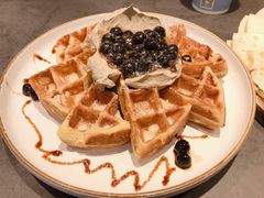 黑糖铁观音珍珠奶茶松饼-奎克咖啡Cuiqu(晶品店)
