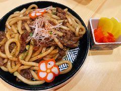 牛肉炒乌冬面-隐月· 㐂和食屋(芝罘万达公馆店)