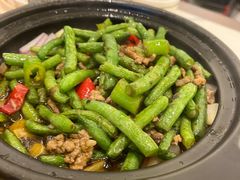 橄榄菜啫四季豆-春家·非遗手工小吃(徐汇万科广场店)