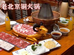 功夫手切鲜牛肉-乐宴·老北京铜火锅(桂庙店)