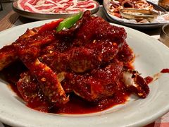 -草家酱蟹炭火烤肉店(珲春南路一店)