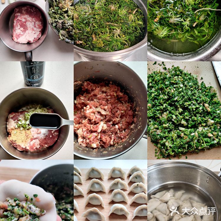 鲜嫩多汁的荠菜饺子，春天不能错过的美味