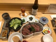 腰内肉套餐-焼肉 番手十番(銀座三越店)