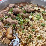 今天吃了一家好吃的冒烤鸭