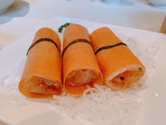 韭黄鲜虾炸春卷-利苑酒家(金宝店)