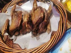 吊炉带皮鸽子-鼎原力量吊炉烧烤主题餐厅(临河街店)
