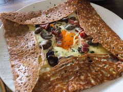 鸡蛋蘑菇熏肉荞麦可丽饼-RAC BAR(安福路店)