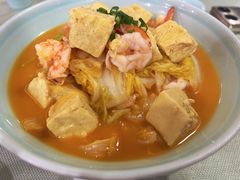 鲜虾白菜炖冻豆腐-渔娘渔家丹东海鲜(东直门店)