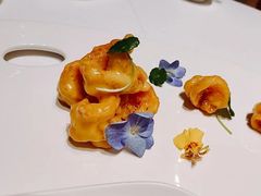 芥味鱼籽澳配虾-青岛富力艾美酒店-乐美中餐厅创意胶东菜