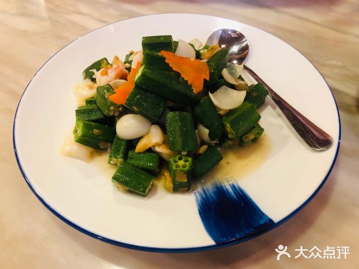 肉神潮汕卤鹅金钩秋葵百合图片