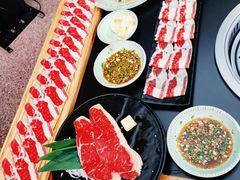 一米长盘牛五花-犟牛家·榴莲烤肉(五棵松店)